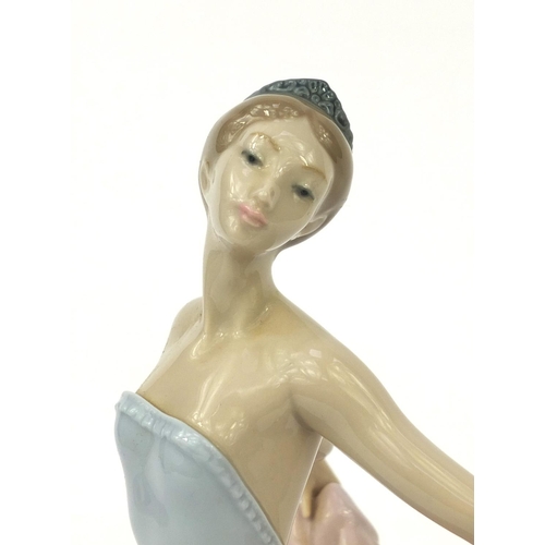 2067 - Lladro figurine of a ballerina with box, factory marks to the base, numbered 5050, 31cm high