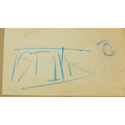 2059 - Cornish school oil onto board, harbour scene, bearing a signature A Hayward, framed, 58cm x 40cm exc... 