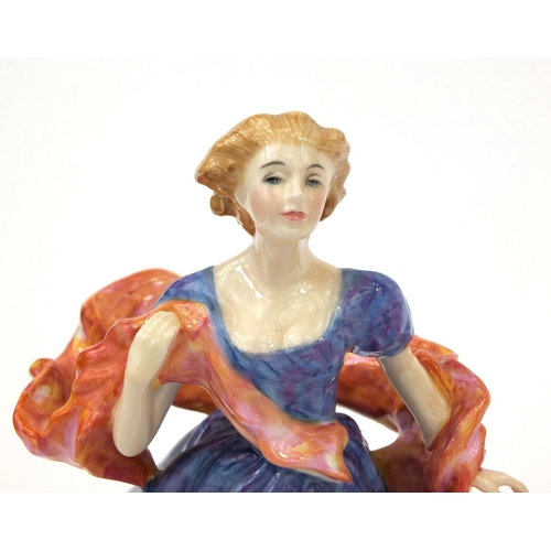 2070 - Three collectable figurines comprising Royal Doulton Morning Breeze HN3313, Coalport Strawberry Fayr... 