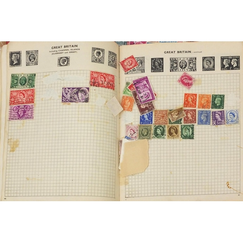 593 - Large selection of assorted World stamps arranged in albums, including some first day covers