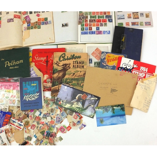 593 - Large selection of assorted World stamps arranged in albums, including some first day covers