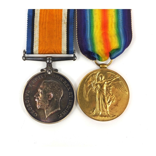 253 - World War I British Military Victory and 1914-18 War medals, awarded to 452122.PTE.R.J.HORNE.11-LOND... 