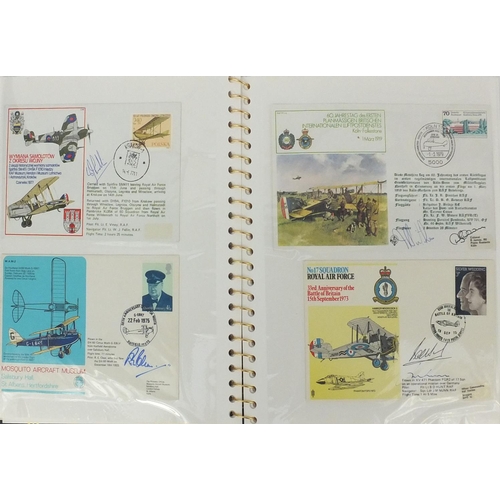 329 - Predominantly signed Military interest first day covers including No.101 Squadron Royal Air Force 30... 