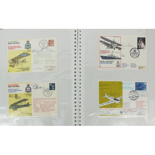 329 - Predominantly signed Military interest first day covers including No.101 Squadron Royal Air Force 30... 