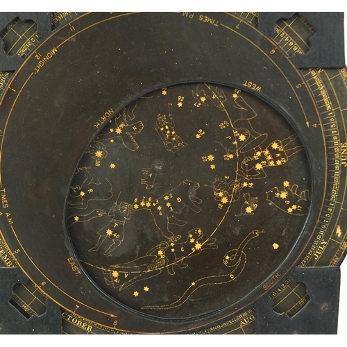 653 - Celestial compass with identification of heavenly bodies