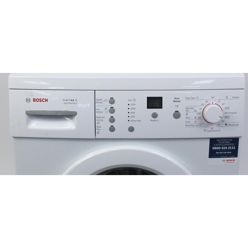 161 - Bosch Avantixx number 6 washing machine, 85cm high x 60cm wide x 58cm deep