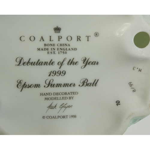 514 - Collectable china and objects including Coalport figurine - Epsom summer ball 1999, Royal Worcester ... 