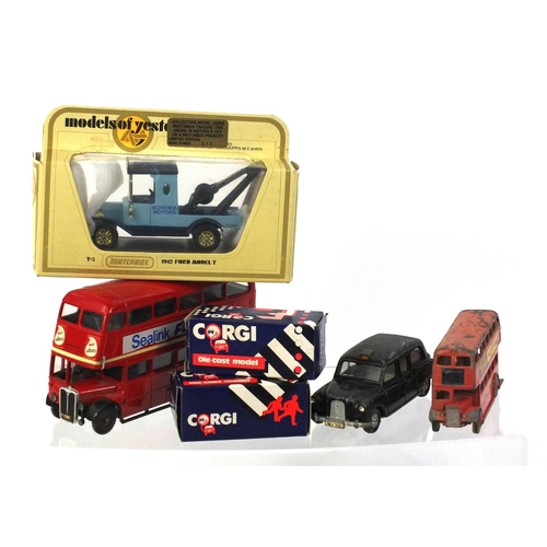 535 - Collection of mostly die cast vehicles including Corgi, Models of Yesteryear, Matchbox and Solido ex... 