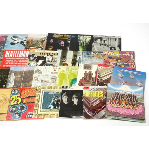 2148 - Vinyl LP records including The Beatles, The Beach Boys, Mike Oldfield and Bob Dylan examples