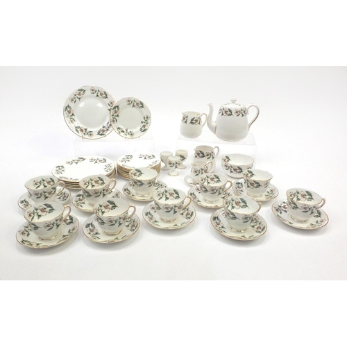 2234 - Crown Staffordshire tea service and part breakfast set