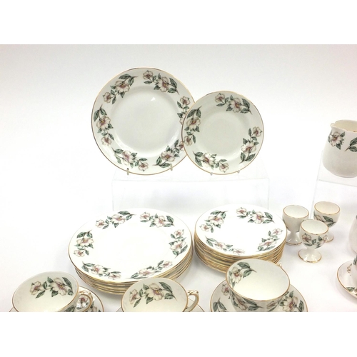 2234 - Crown Staffordshire tea service and part breakfast set