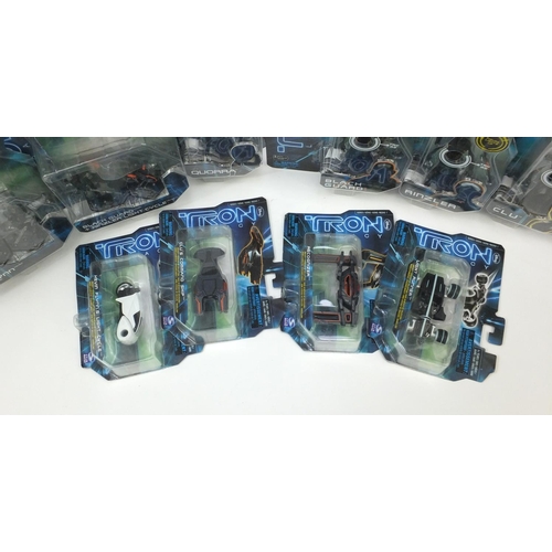 690 - Collection of Tron Legacy 2010 action figures in original packaging