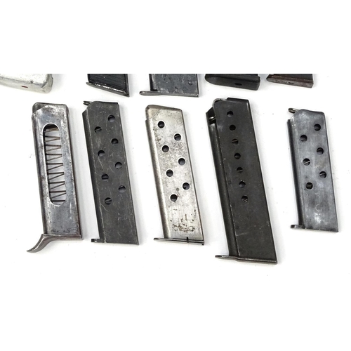 797 - Ten pistol magazines including Walther and Vostok examples