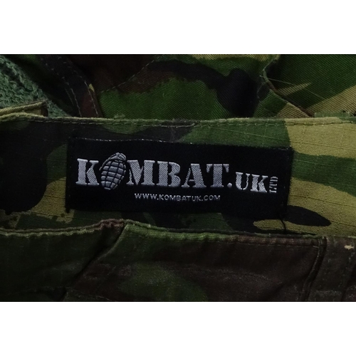 808 - Ten British Military DPM camo trousers, various sizes and patterns