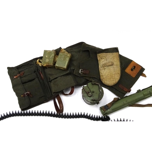 806 - Mixed Military interest post war MG53 accessories