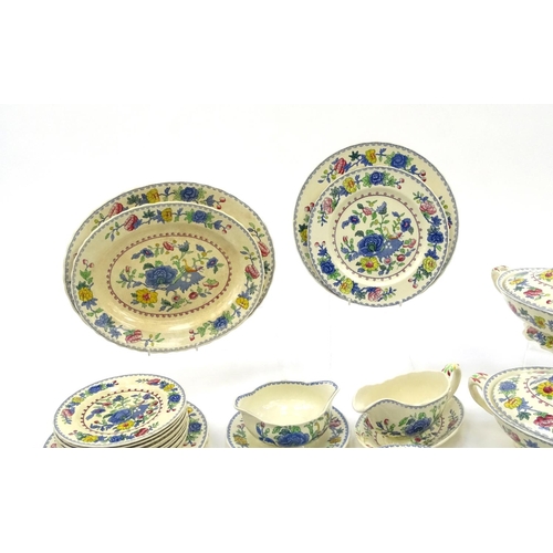 2138 - Masons Regency patterned dinner/teaware including lidded tureens and plates