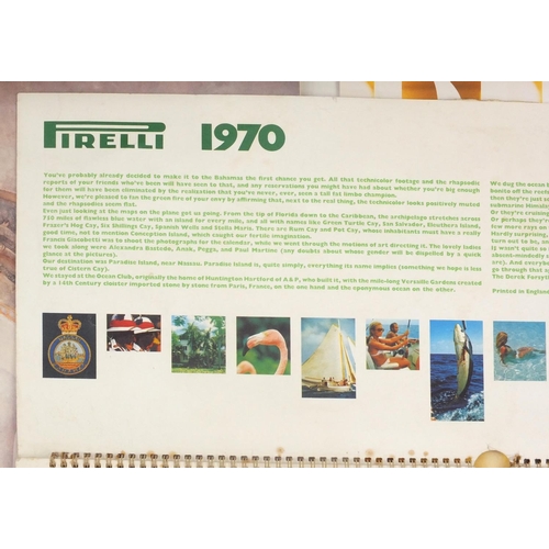 2186 - Large collection of Pirelli calendars all boxed, including 1970's, 1980's, 1990's and 2000 examples