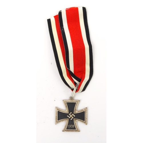 786 - German Military style knights cross with ribbon