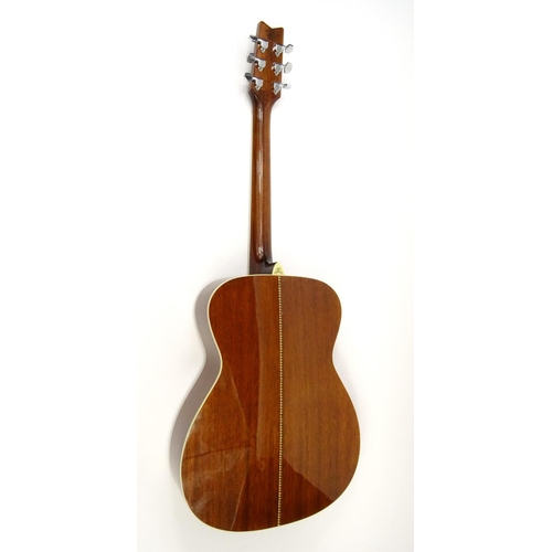 720 - Washburn wooden acoustic guitar, model F1OS with paper label and serial number to the inside