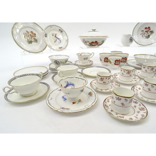 583 - Assorted dinner and teawares including Susie Cooper and Wedgwood examples