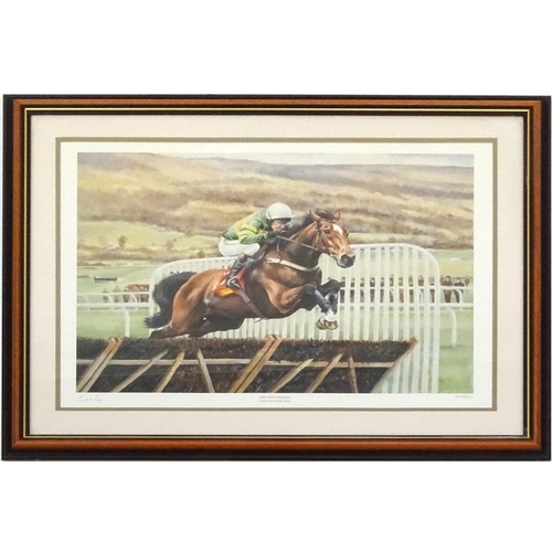 607 - Caroline Cook limited edition print, titled The Untouchables Istabraq and Charlie Swan, 290/500