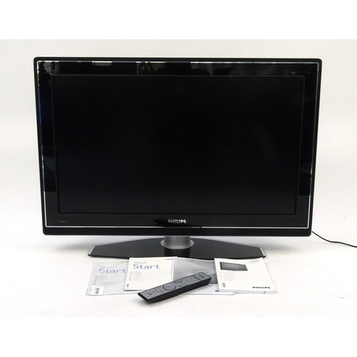 44 - Philips 37inch LCD television and remote control