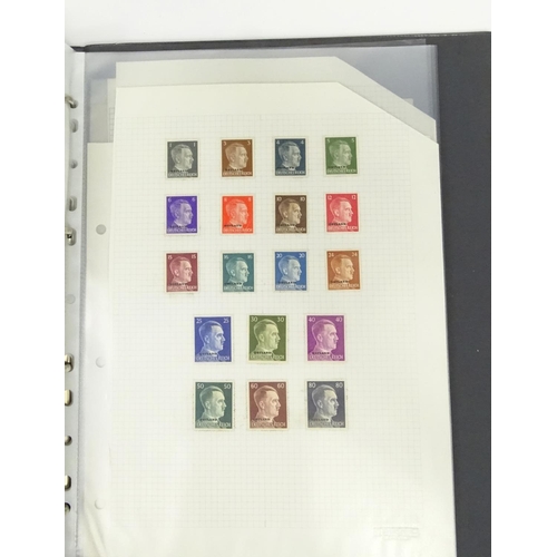 736 - Three albums of mixed World stamps