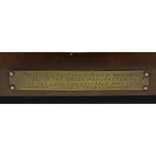 221 - Walnut Westminster chiming mantle clock