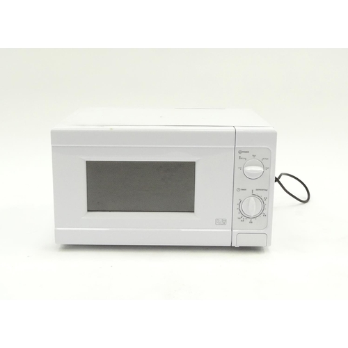 168 - White Argos microwave