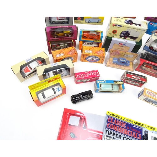 288 - Selection of boxed die cast collectors vehicles including Solido, Matchbox and Corgi examples