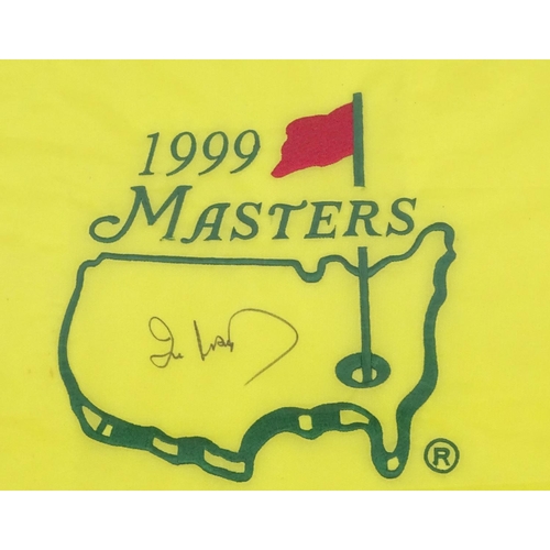 722 - Woosnam 1999 Masters Golf print, bearing a signature