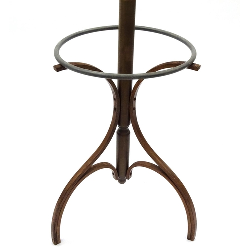 153 - Vintage Bentwood coat stand, 180cm high