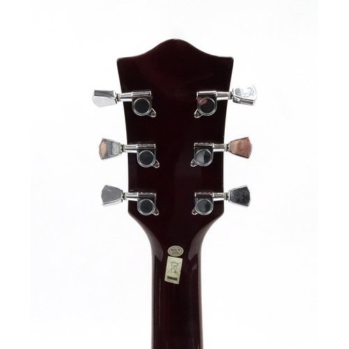 2169 - Rockburn electric guitar with six strings, 104cm in length