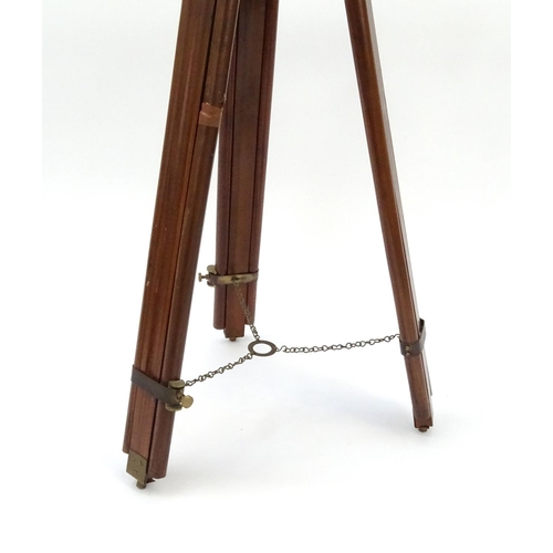 765 - Brass telescope on stand