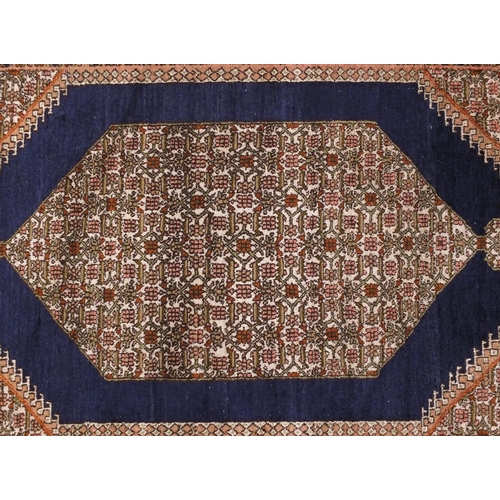 33 - Rectangular Tabriz design silk rug, 122cm x 83cm