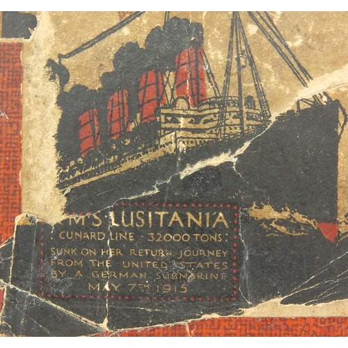 700 - Boxed RMS Lusitania medal