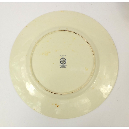 622 - Minton's Bellemeade pattern dinnerware/tea ware, including cups, saucers and dinner plates, each cup... 