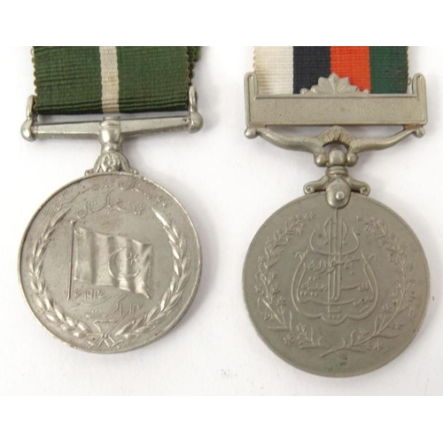 770 - Military interest Pakistani Independence medal for 2831025 SEP ABDUL AZIZ BALUCH.R, together with th... 