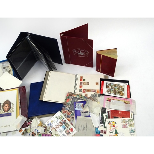 761 - Large selection of British and World stamps arranged in albums, including Mint and unused examples