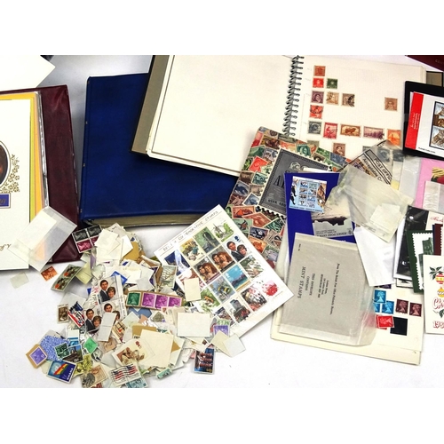 761 - Large selection of British and World stamps arranged in albums, including Mint and unused examples