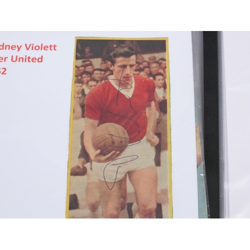 147 - Extensive collection of Manchester united memorabilia including autographs, programmes, tickets, let... 