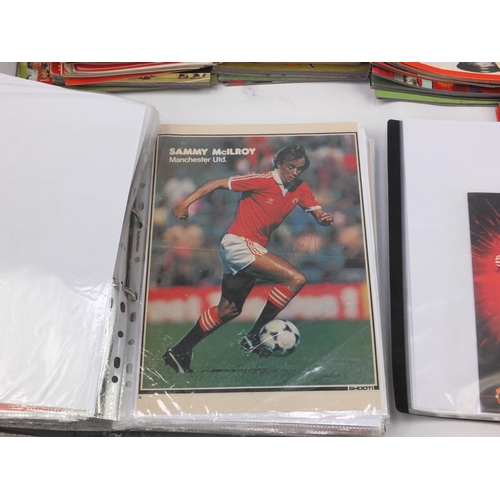 147 - Extensive collection of Manchester united memorabilia including autographs, programmes, tickets, let... 