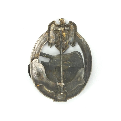 282 - German Military interest Panzer assault award badge