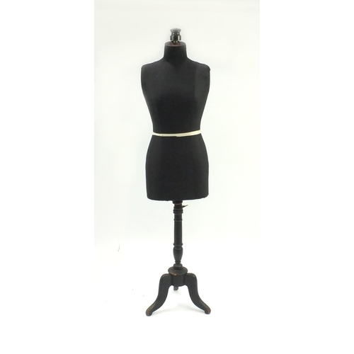 2081 - Vintage Yucin & Sons dress mannequin on stand, 162cm high