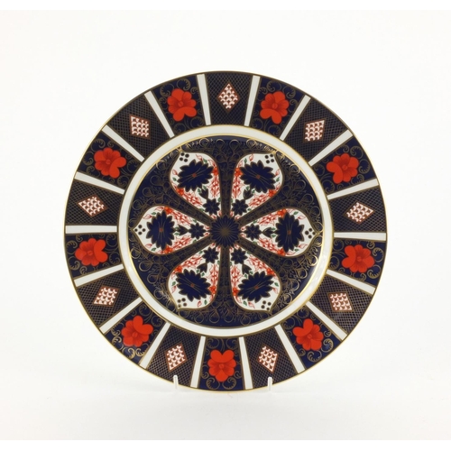 2144 - Royal Crown Derby old Imari pattern plate, factory mark and numbered 1128 to the reverse, 27cm in di... 