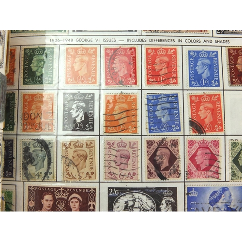 169 - Three albums of World stamps including penny black and 19th century Persian examples