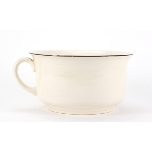 750 - Fielding's musical chamber pot 'Patent non splash thunder bowl' factory marks to the base, 12cm high... 