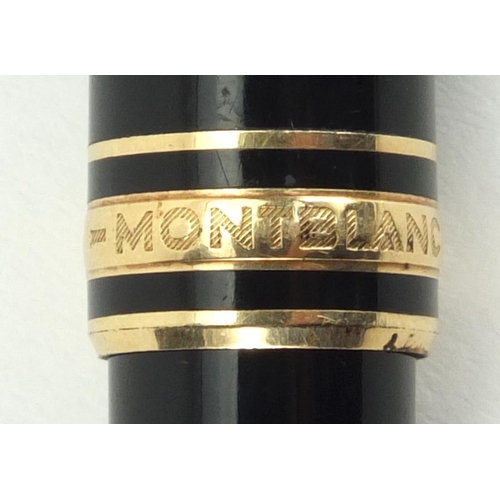 96 - Mont Blanc Meisterstuck fountain pen with 14k gold nib, numbered 4810