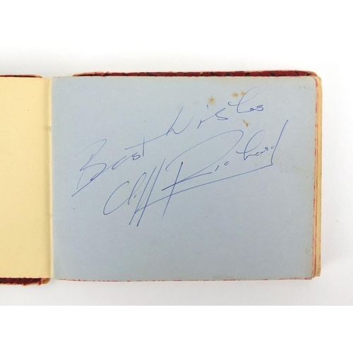 161 - 1950's/1960's good autograph album containing ink signatures, some sporting, including  Laurel and H... 