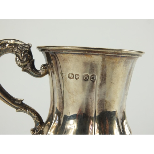 812 - Georgian silver Christening cup of fluted form, R.H London 1809, 8cm high, approximate weight 107.5g